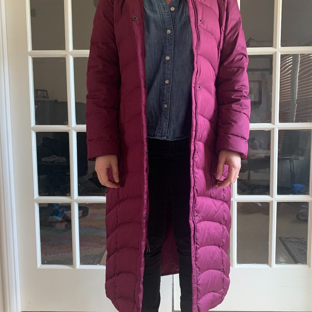 Lands' End Maxi Long Down Coat